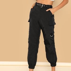 Shein Black Cargo Pants